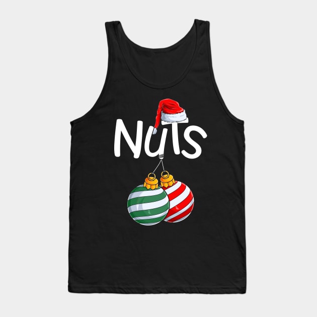 Chest Nuts Matching Funny Christmas Couples Chestnuts Chest Tank Top by _So who go sayit_